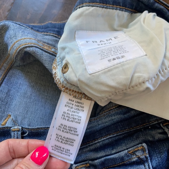 FRAME Denim shorts Le Cutoff - Picture 3 of 6